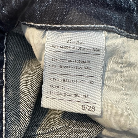 KanCan Wide Leg Flare High Waist Blue Jeans - Size 28 - Picture 4 of 12